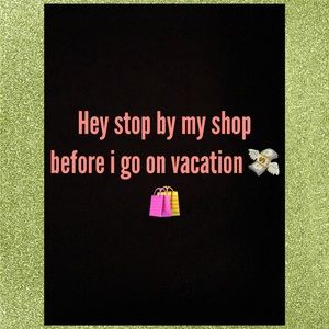 Going on vacation soon